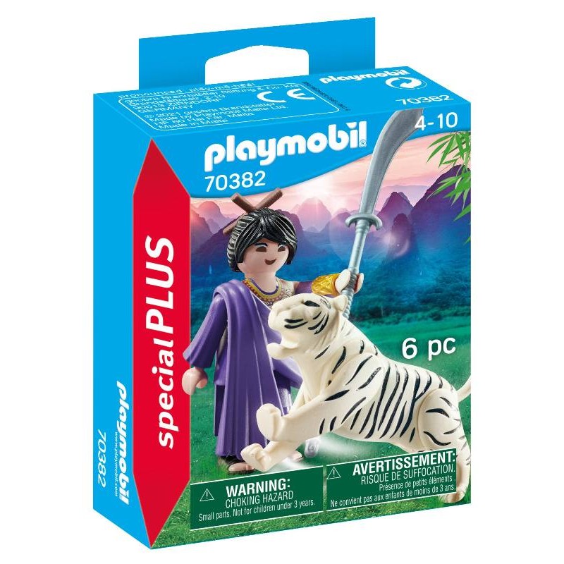 Fighter With Tiger di Playmobil