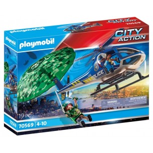 Elicottero della Polizia e Fuggitivo di Playmobil