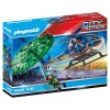 Elicottero della Polizia e Fuggitivo di Playmobil