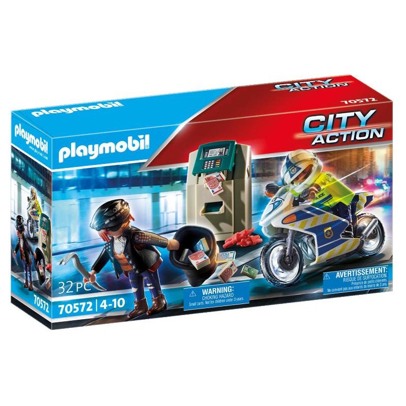 Poliziotto in Moto e Ladro di Playmobil