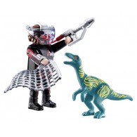 Velociraptor e Cacciatore di Playmobil