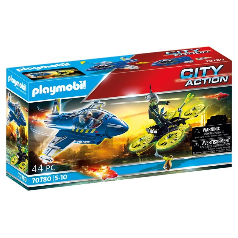 Jet della Polizia e Drone di Playmobil