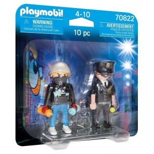 Poliziotto e Writer (Duo Pack) di Playmobil