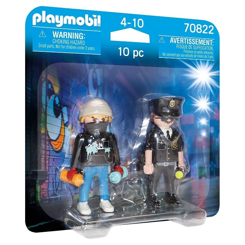 Poliziotto e Writer (Duo Pack) di Playmobil