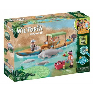 Gita in Barca e Lamantini della Foresta Amazzonica di Playmobil