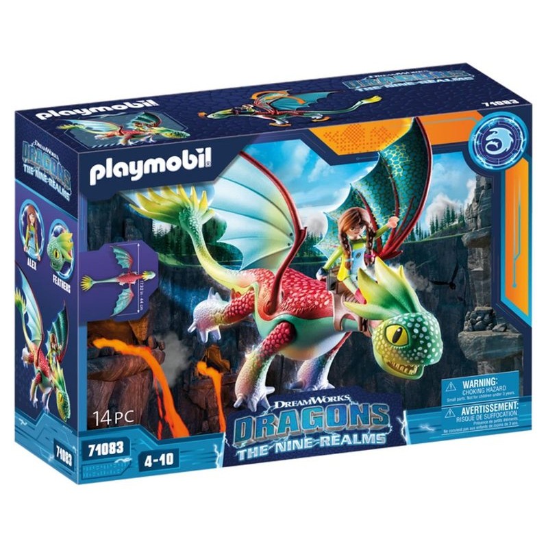 Dragons: The Nine Realms - Feathers & Alex di Playmobil