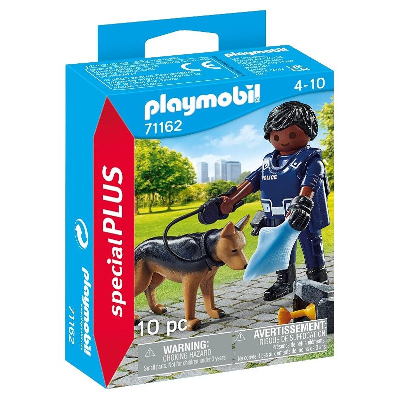 Agente con Cane Poliziotto di Playmobil