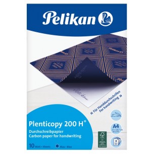 Carta Carbone Blu 10 Fogli 200gr Formato A4 di Pelikan
