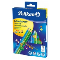 Pelikan Matita Bicolore Rossa/Blu 4mm - Impugnatura Ergonomica Triangolare Per Scuola E Ufficio - Foto 6