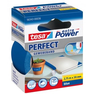 Nastro Telato Scrivibile Misura 2,75m X38mm Colore Blu di Tesa-Comet