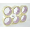 Nastro Trasparente per Imballaggio in Polipropilene Orientato - Misura 66m X 50mm - Confezione da 6 Pezzi di Tesa-Comet