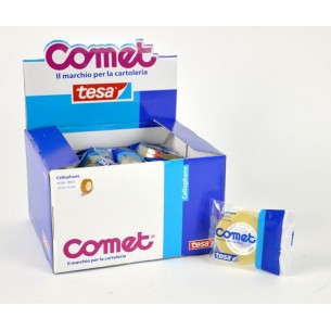 Nastro Adesivo Comet Misure 33m X 15mm - Espositore da 30 Pezzi di Tesa-Comet
