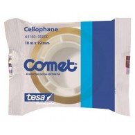 Nastro Adesivo Comet Misura 10mx19mm - Espositore da 40 Pezzi di Tesa-Comet