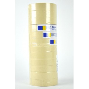 Nastro Adesivo in Carta Comet Misura 50m X 25mm - Confezione da 12 Pezzi di Tesa-Comet