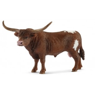 Toro Texas Longhorn (Farm World - Price Grey) di Schleich Farm World