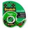 Chiocciola Nastro Adesivo Invisibile Scotch Magic 19 X 7,5 + Dispenser Portatile di 3m