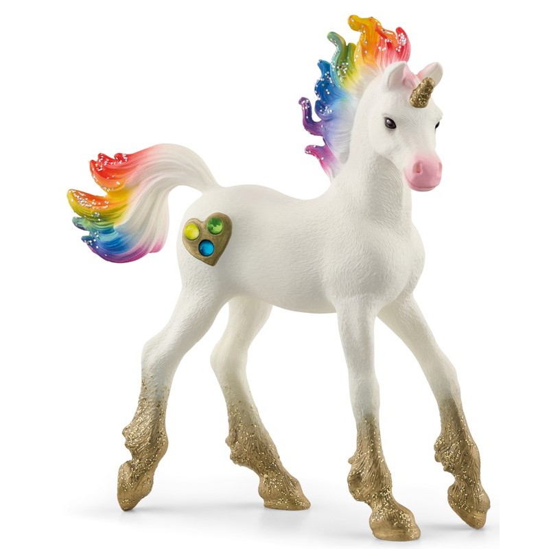 Puledro di Unicorno Arcobaleno (Bayala - Price Yellow) di Schleich Bayala