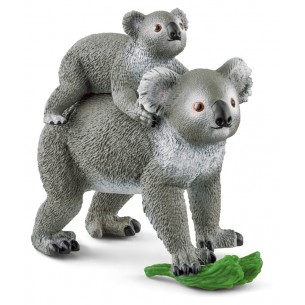 Mamma Koala con Cucciolo (Wild Life) di Schleich Wild Life
