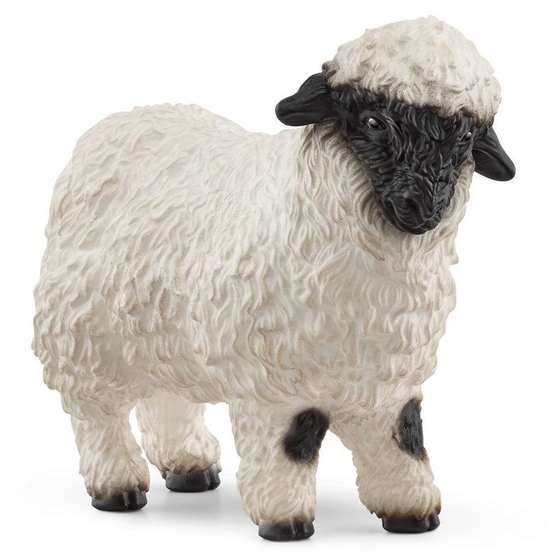 Pecora dal Naso Nero del Vallese (Farm World - Price Red) di Schleich Farm World