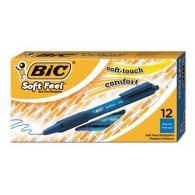 Penna a Sfera a Scatto Soft Feel Blu con Grip di Bic