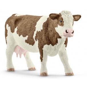 Mucca Pezzata Rossa (Farm World - Price Grey) di Schleich Farm World
