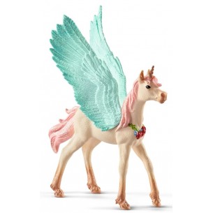 Pegaso Unicorno Decorato, Cucciolo (Bayala - Price Grey) di Schleich Bayala