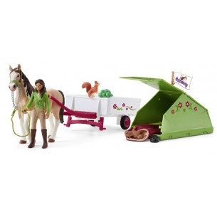Gita in Campeggio di Horse Club Sarah (Horse Club) di Schleich Horse Club