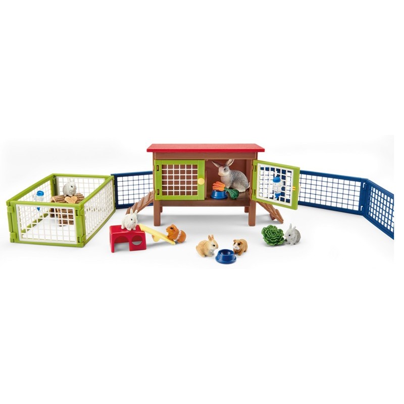 Casa per Conigli e Porcellini D'India (Farm World) di Schleich Farm World