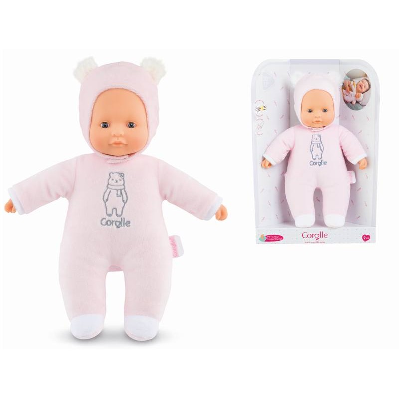 Corolle Bebe' Sweet Heart Pink Bear Cm.30