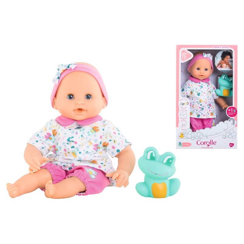 Corolle Bebe' Bath Oceane Cm.30 per Bagnetto- Incluso Accessorio