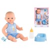 Corolle Bebe' Paul Cm.36 Beve e Bagna, Accessori Inclusi