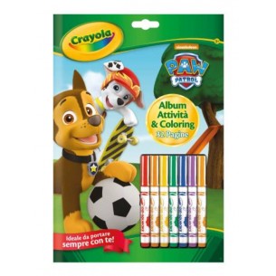 Album Attivita -Coloring Paw Patrol di Crayola