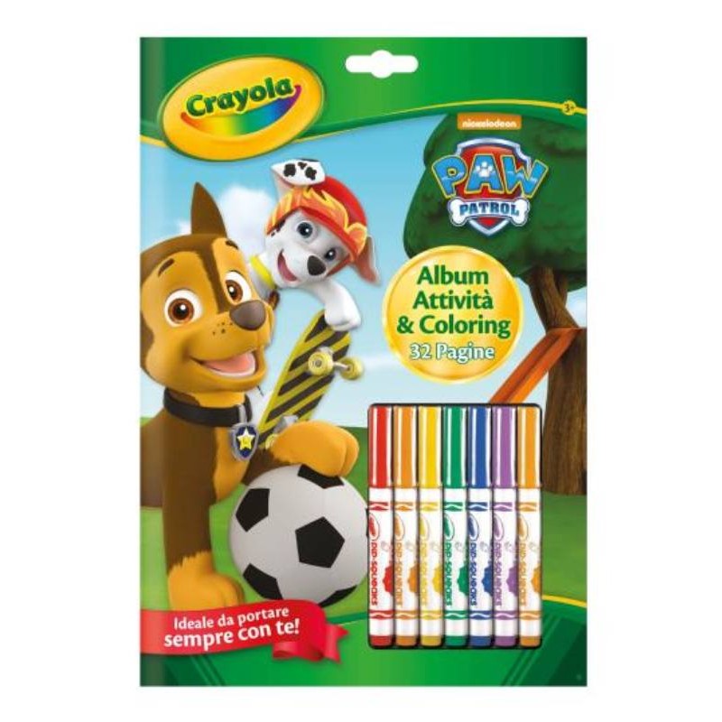 Album Attivita -Coloring Paw Patrol di Crayola