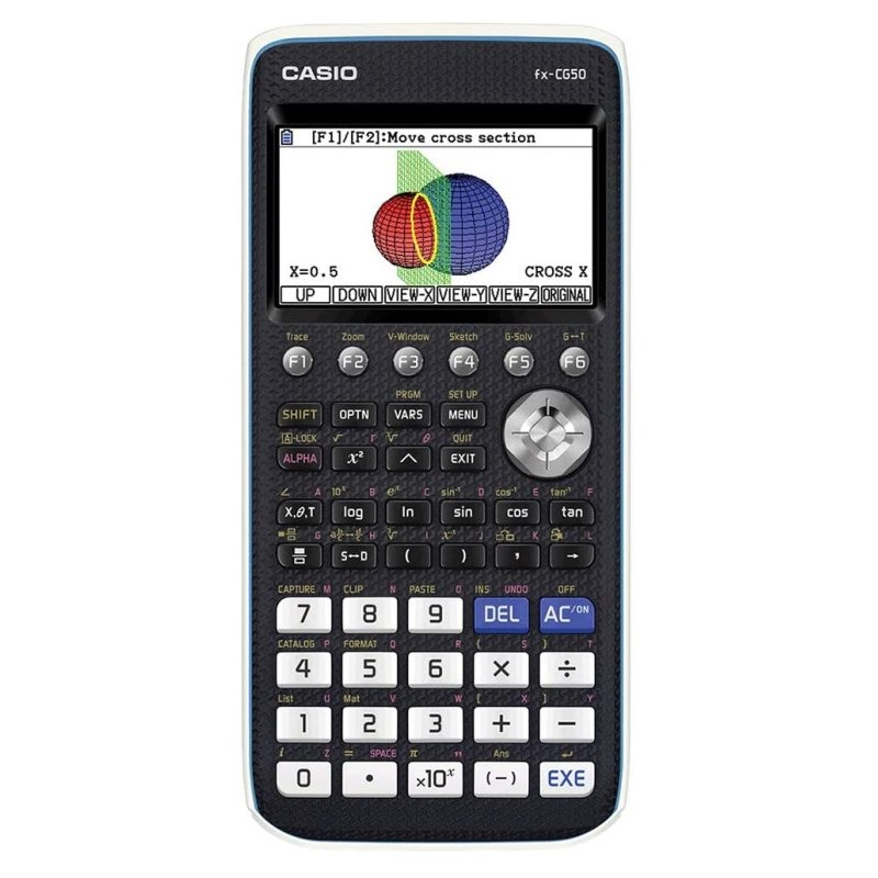 Casio Fx-Cg50 Calcolatrice Grafica Senza Cas con Display a 65.000 Colori, 8.9 X 1.9 X 18.8 Cm