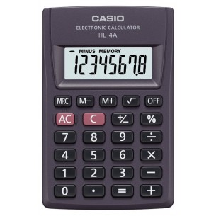 Calcolatrice Semplice 8 Cifre Formato Mini di Casio