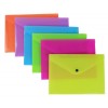 Busta con Bottone A4 Fluo Colori Assortiti di Bluekover.Com Srl