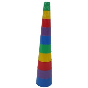 Wonder Pyramid 415 Mm, 10 Pcs - Mm.90x90x119 di Polesie