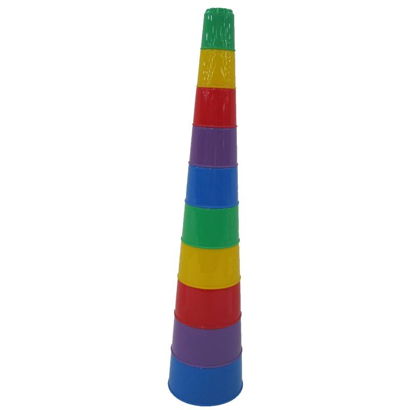 Wonder Pyramid 415 Mm, 10 Pcs - Mm.90x90x119 di Polesie