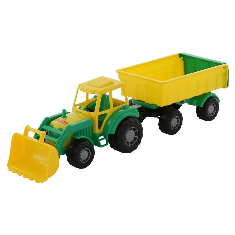 Master Tractor With Trailer No. 1 And Shovel - Mm.508x134x135 di Polesie
