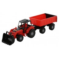Master Tractor With Trailer No. 1 And Shovel - Mm.508x134x135 di Polesie