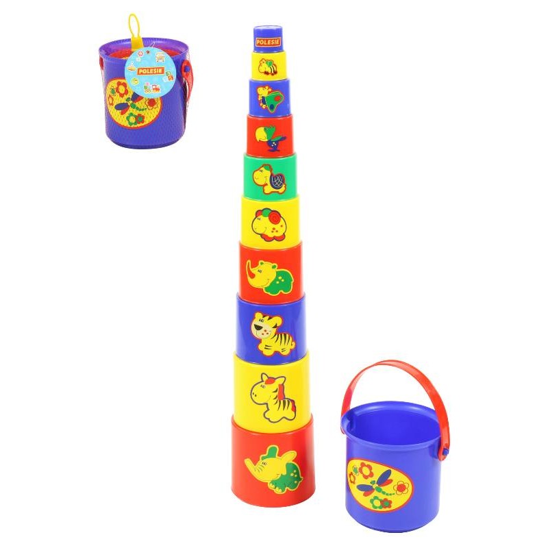 Wonder Pyramid, 11 Pcs - Mm.137x137x130 di Polesie