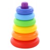 Stacking Ring Pyramid, 7 Pcs - Mm.135x135x207 di Polesie