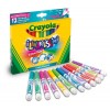 12 Colori Fibra Lavabilissimi Punta Maxi Colori Tropic di Crayola