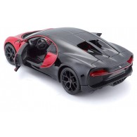 1/18 Bugatti Chiron Sport Black/Red di Bburago
