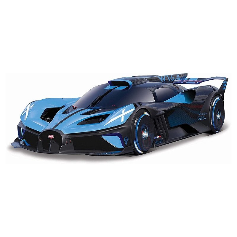 1/18 - Bugatti Bolide Met. Black/Blue di Bburago