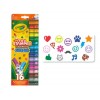 16 Mini Pennarelli Stampino di Crayola