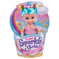 Sparkle Girlz 4.7'' Unicorn Princess Cupcake,24pcs/Pdq di Zuru Sparkle Girlz