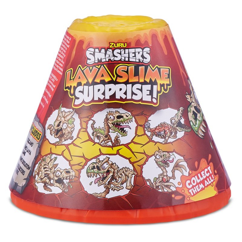 Smashers Lava Slime Surprise S4,6pcs/Pdq di Zuru Smashers