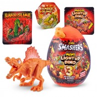 Smashers Mini Light-Up Dino S4,6pcs/Pdq di Zuru Smashers