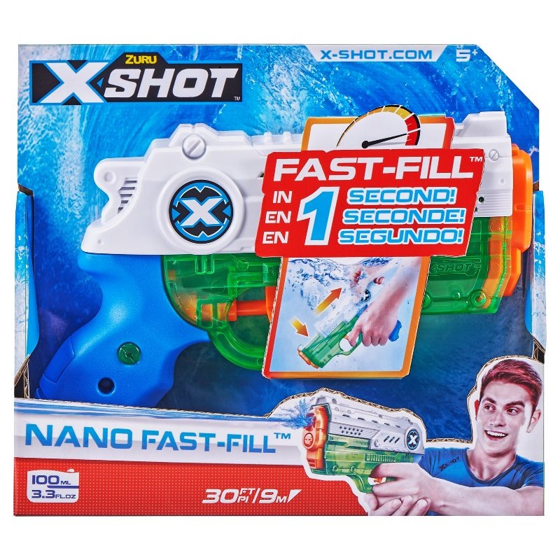 X-Shot Water Nano Fast-Fill Open Box,Bulk di Zuru X-Shot
